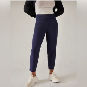 NWT-Athleta Navy Endless Pant, Size 8